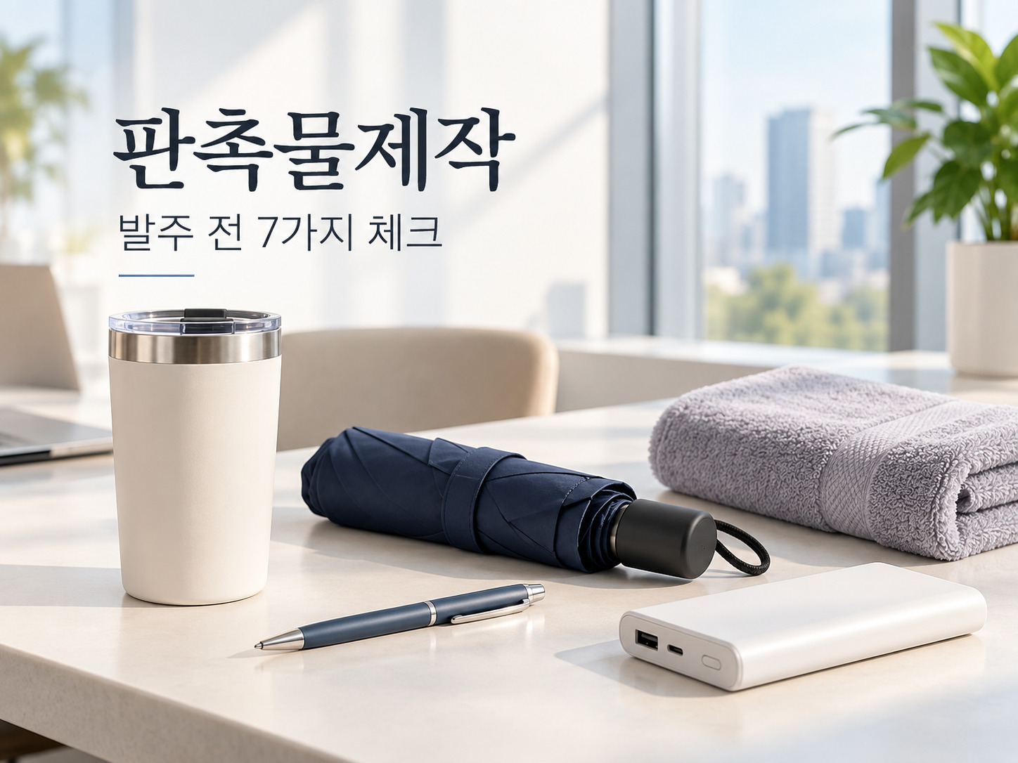 판촉물제작 전 꼭 확인할 7가지 예산 수량 인쇄 납기 가이드